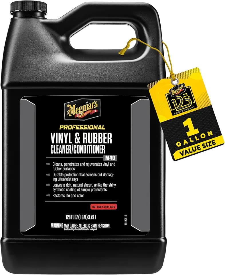 Meguiar's Professional M40 Vinyl & Rubber Cleaner & Conditioner, 1gal