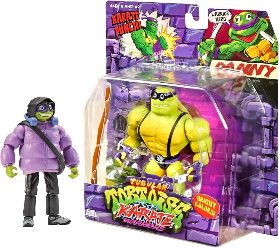 Teenage Mutant Ninja Turtles Donatello and Danny Theatrical Short Figure 2-Pack by Playmates Toys