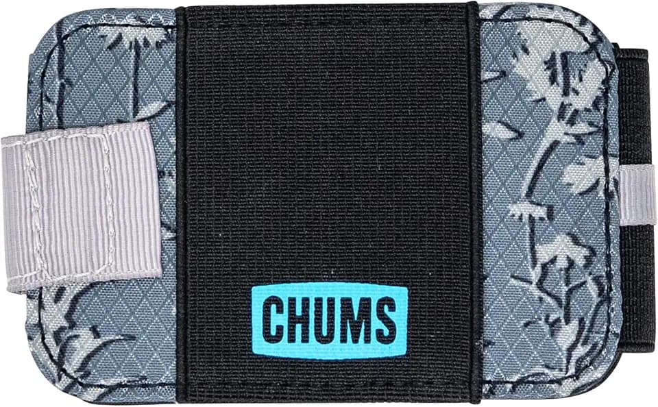 Chums Bandit Bi-Fold Wallet, Slim RFID Wallet (Wildflower)