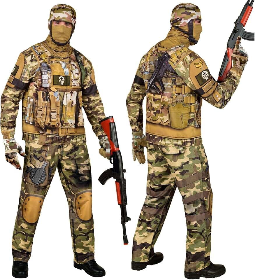 W WIDMANN MILANO Party Fashion - Soldaten Kostüm Erwachsene