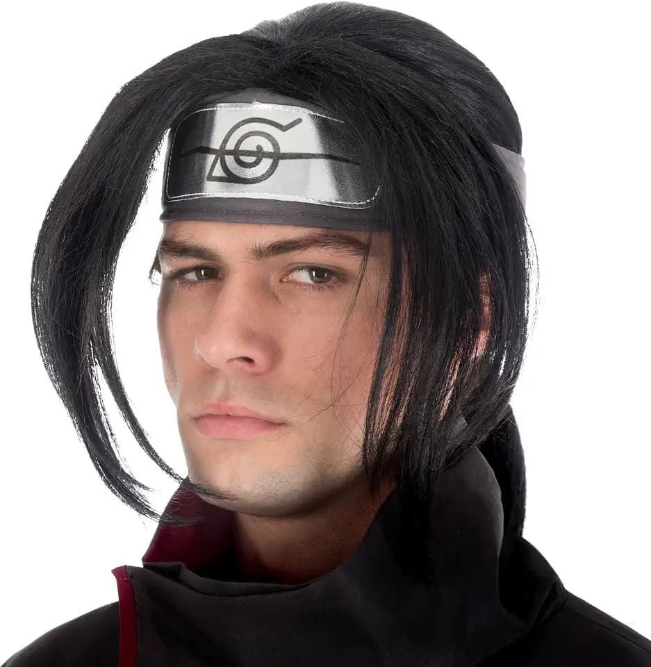 Chaks - Itachi Uchiha Perücke, Anime Kostüm Accessoire