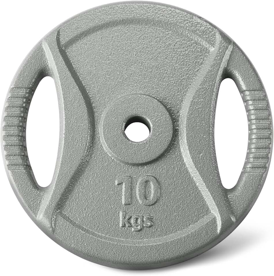 Amazon Basics 2.5cm Grip Gußeisen Weight Plates
