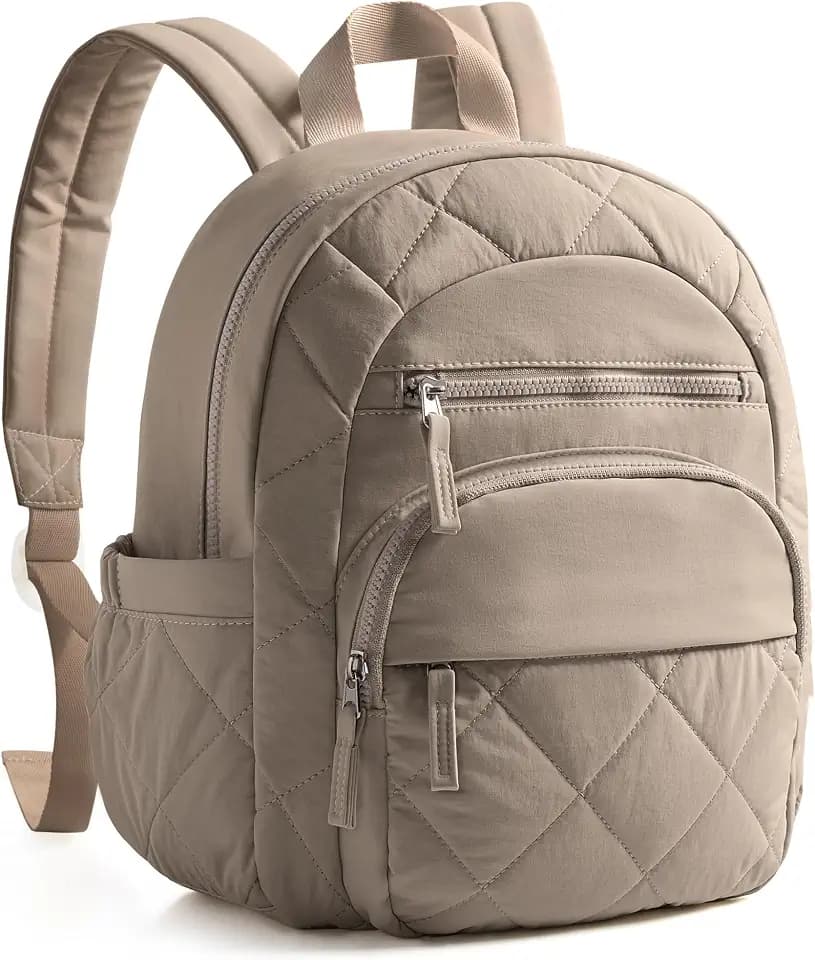 Smasrob Women Mini Backpack with RFID Blocking Pocket, Small Puffer Purse
