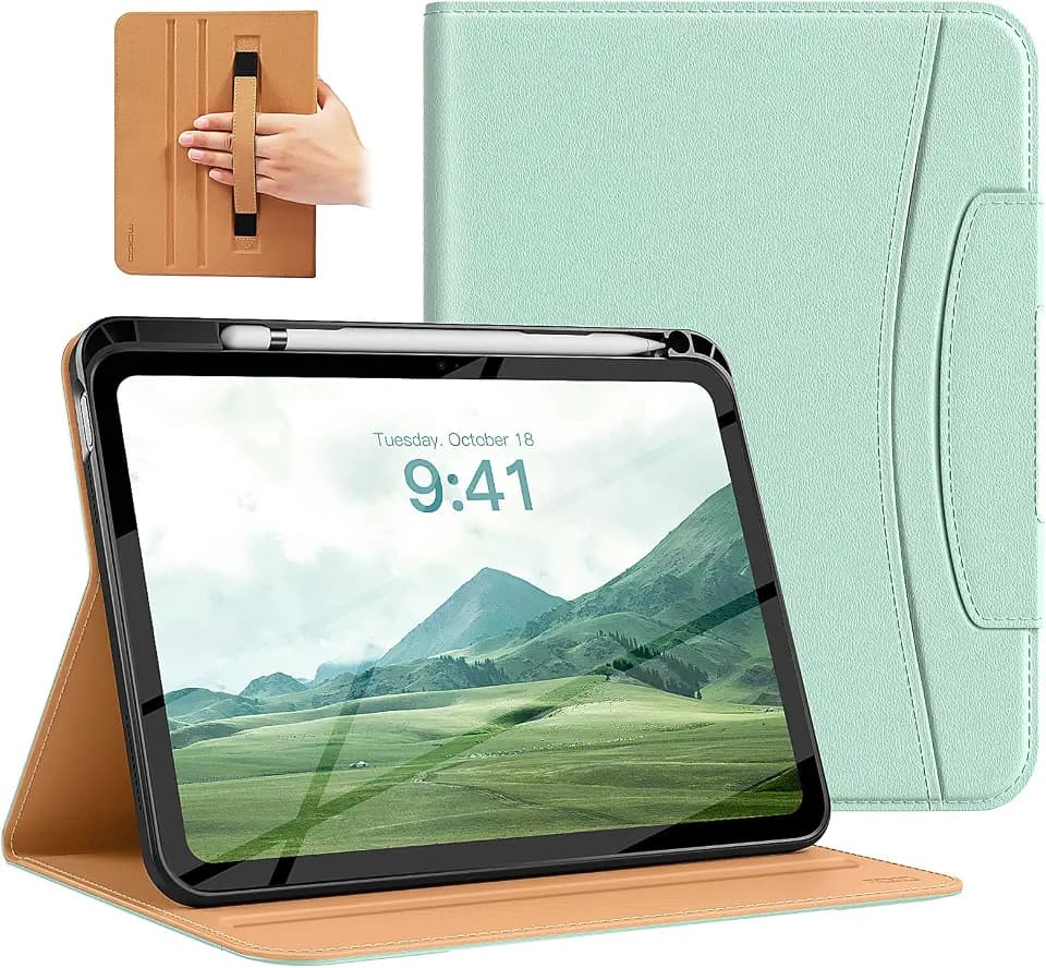MoKo PU Leather Case for iPad A16 11th Gen 11 Inch/iPad 10th Gen