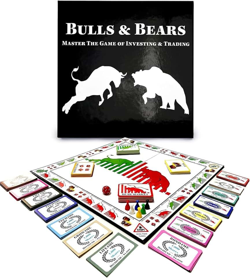 Life Sutra Bulls & Bears Board Game for Ages 14+ , Learn Investing & Trading Through Play, Stock Market, Crypto & Finance Strategy Game for Teens & Families, STEM - Approved