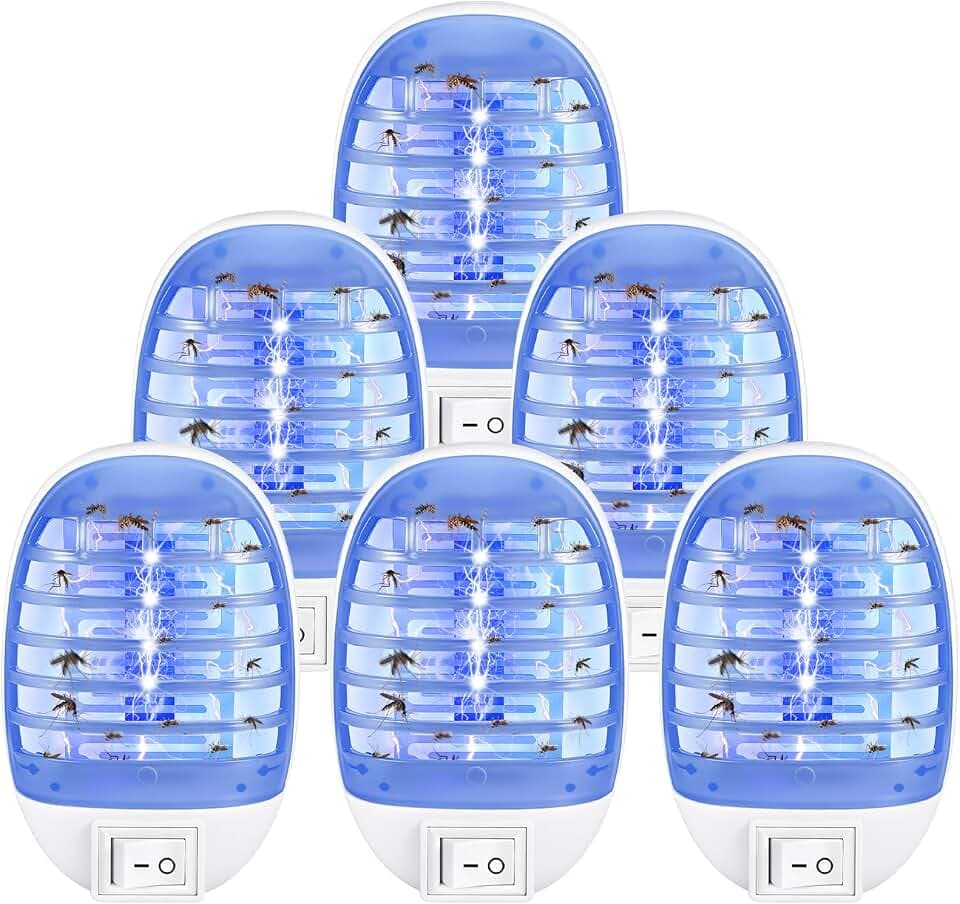 Upgraded Bug Zapper Indoor Plug in Mosquito Zapper Indoor Fruit Fly Trap
