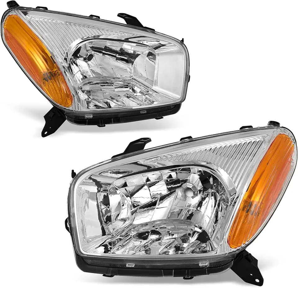 AUTOSAVER88 Headlight Assembly Compatible with 2001-2003 Toyota RAV4