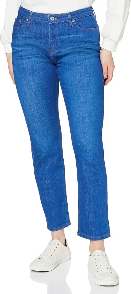 FIND Damen Relaxed Boyfriend Jeans Mid Rise NEWSTW029, Gr. W31/L32, Blau (Bright Vintage)