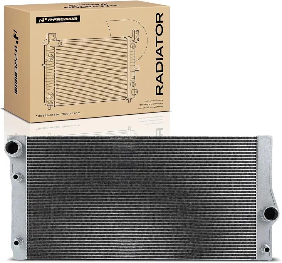 A-Premium Engine Coolant Radiator Assembly Compatible with BMW