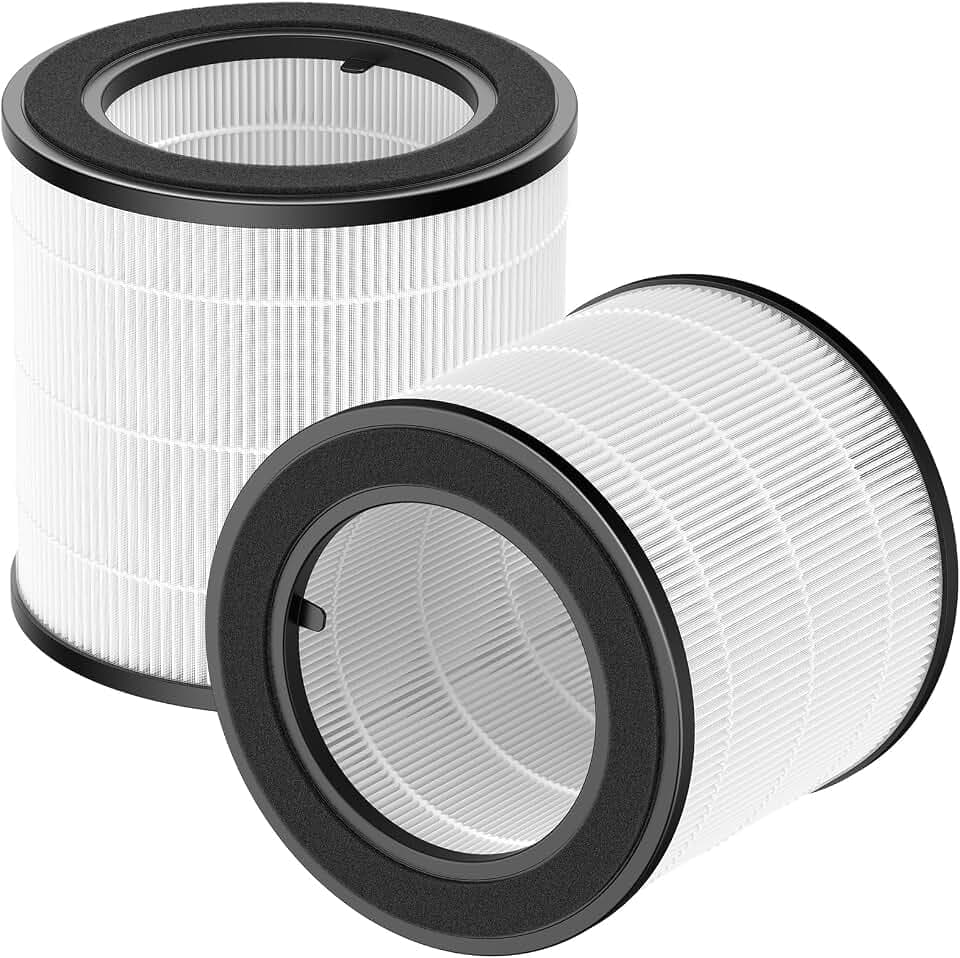 2 Stück HEPA-Ersatzfilter für Philips 800 Series Luftreiniger