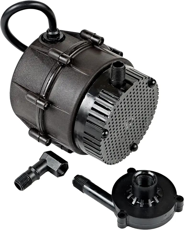 Little Giant "NO KORODE" 115-Volt, 1/150 HP, 210 GPH NK-1 Mild Acid, Alkalis and Hard Water Submersible Centrifugal Pump, Black, 526003
