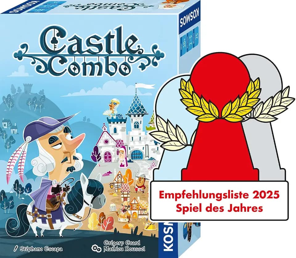 Kosmos Castle Combo, Deutsche Ausgabe, Kartenspiel für 2-5 Personen