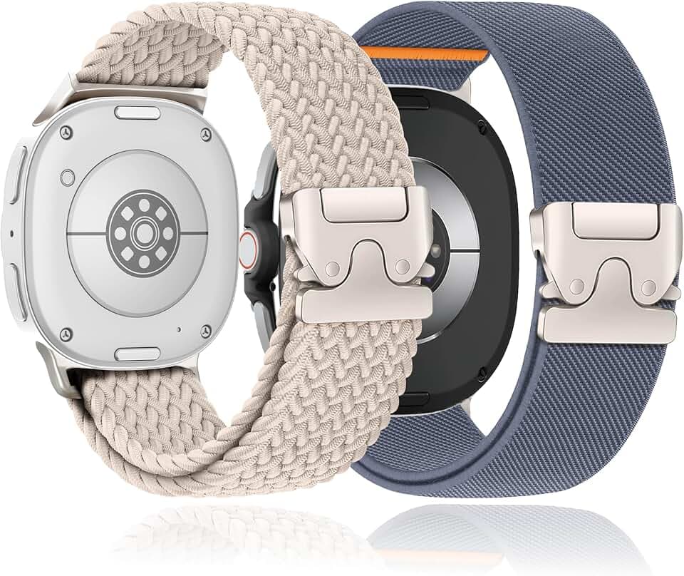 Gewebte+Elastische Armbänder für Samsung Galaxy Watch 9/8/8 Classic