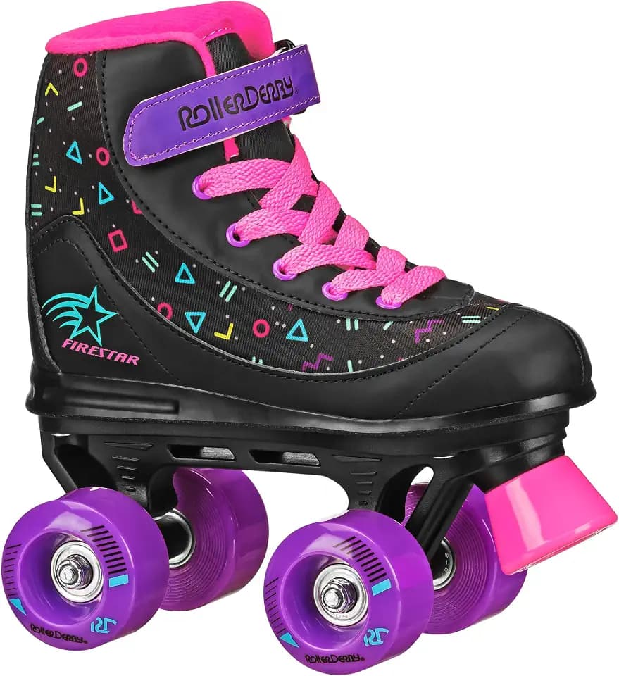 Roller Derby Firestar Youth Skates for Girls, Boys, Beginners, Kids