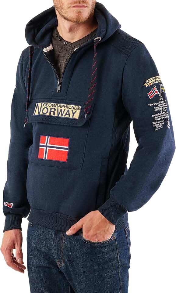 Geographical Norway Herren Gymclass Kapuzenpullover