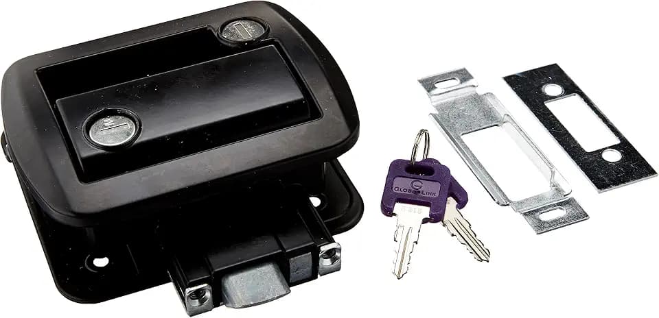 AP Products 013-570 Black Global Travel Trailer Entrance Lock Set