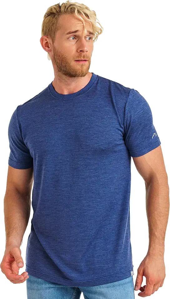 Merino.tech 100% Merino T-Shirt Herren Kurzarm Sport & Outdoor