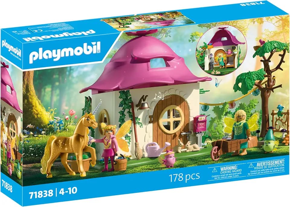 Playmobil Cozy Fairy Home with Golden Unicorn