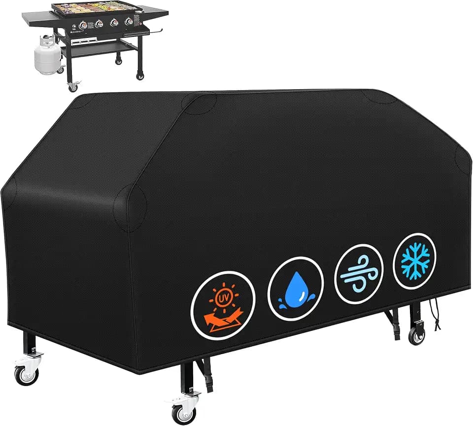 iCOVER 36 inch Griddle Cover for Blackstone, Waterproof Flat Top Grill Cover, Fits Camp Chef, Blackstone 1528 & 4 Burner Griddle