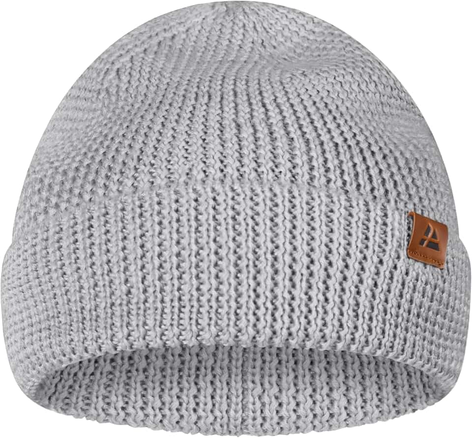 DANISH ENDURANCE Merino Mütze, Warme Wintermütze, Grobstrick