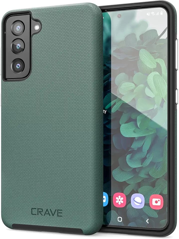 Crave Dual Guard for Samsung Galaxy S21 Case - Forest Green