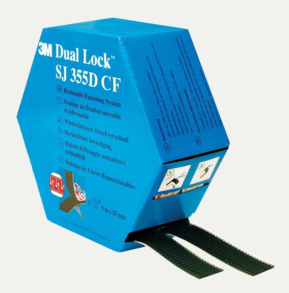 3M Dual Lock Flexibler Druckverschluss SJ355D CF, MINI Ref 345184518