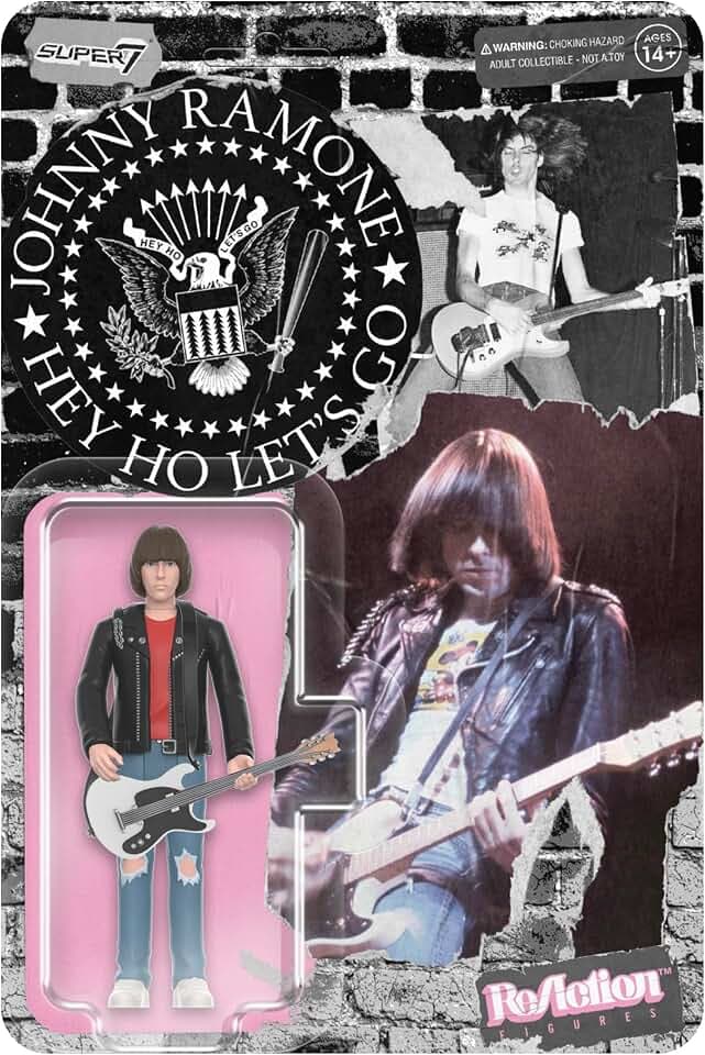 Super7 Johnny Ramone Reaction Figuren Wave 01 - Johnny Ramone Actionfigur