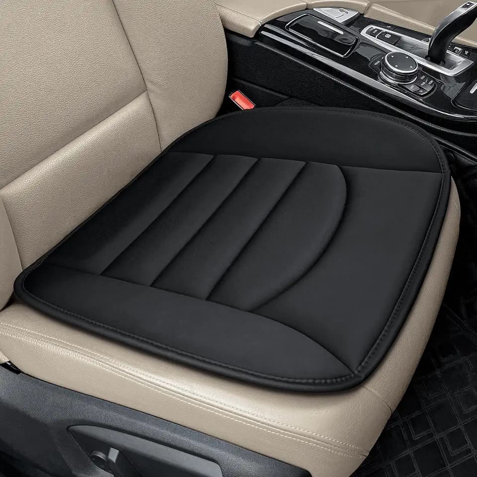 BOPUOVRE Memory Foam Car Seat Cushion Breathable Fabric