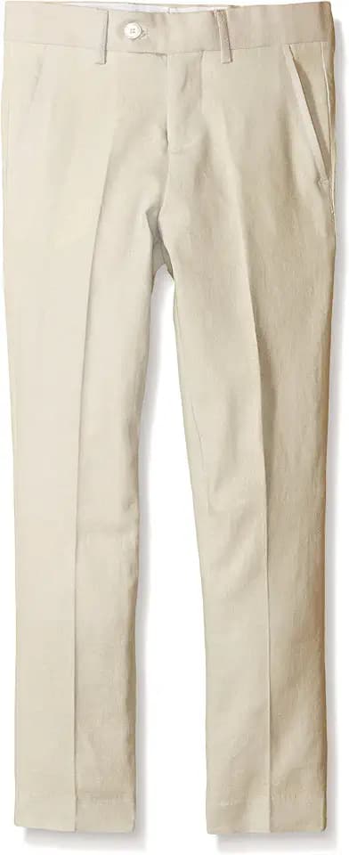 Isaac Mizrahi Boys' Solid Linen Pants