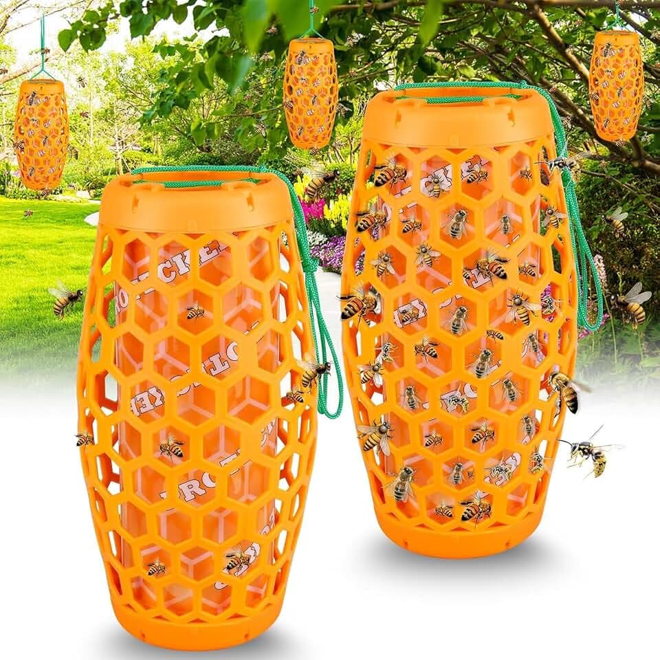Wasp Trap Bee Catcher - Outdoor Hanging Carpenter Bee Traps