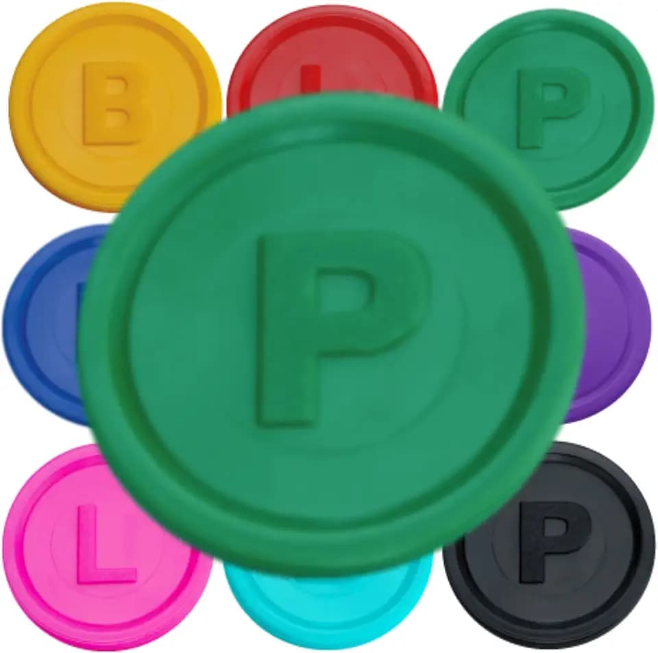 SCHWABMARKEN 1000 Pfandmarken, Chips, Token Farbe Grün P