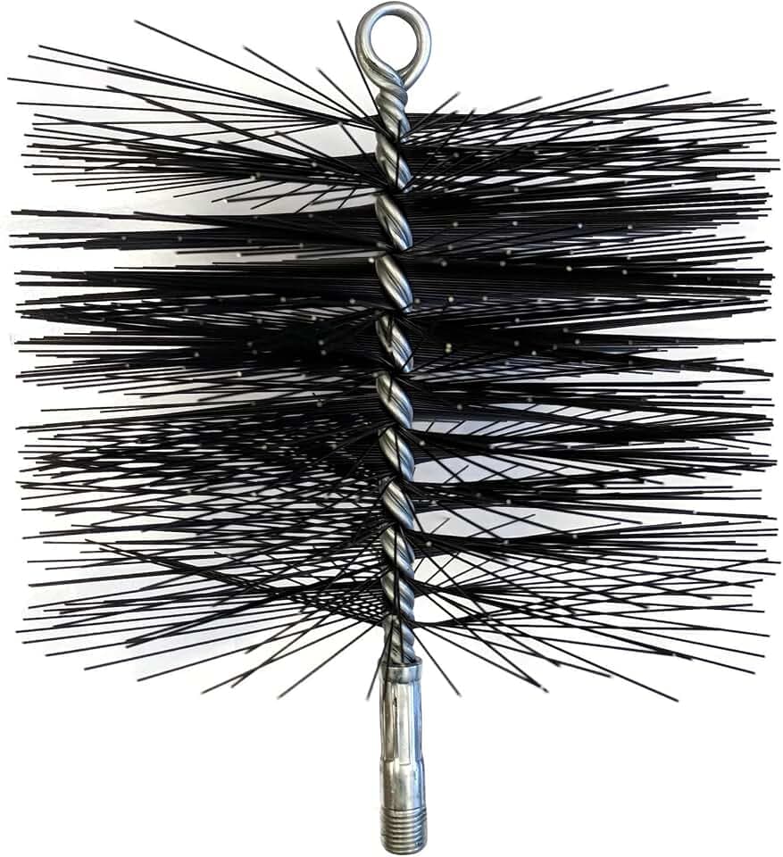 Midwest Hearth Wire Chimney Cleaning Brush (9-Inch Round), Made in USA