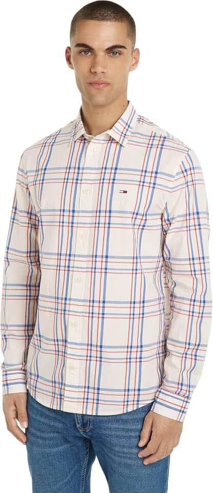 Tommy Jeans Herren Hemd Freizeithemd