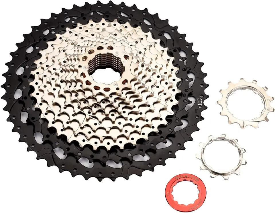 BESNIN Kassette 12-Fach 11-50T/11_52T Fahrrad Kassette, Kassetten & Ritzel für Fahrrad Ersatzzubehör