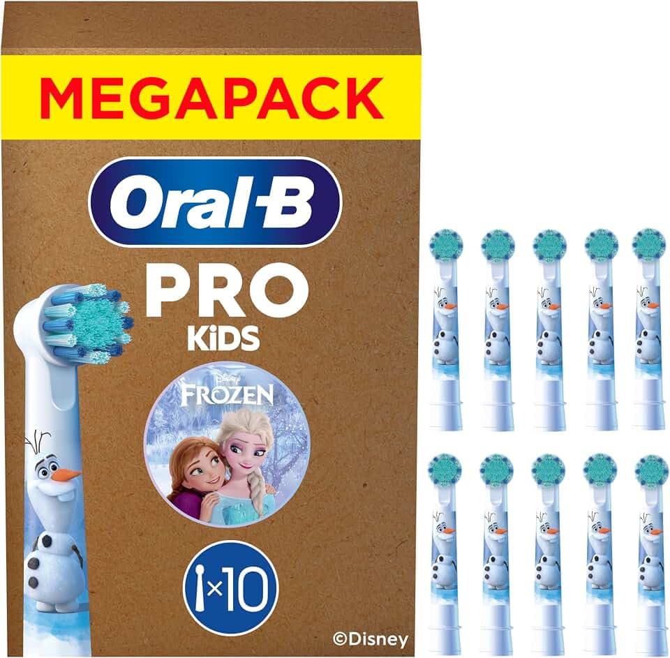 Oral-B Aufsteckbürsten Pro Kids 3+ Disney Frozen, Weiß, 10 Stück