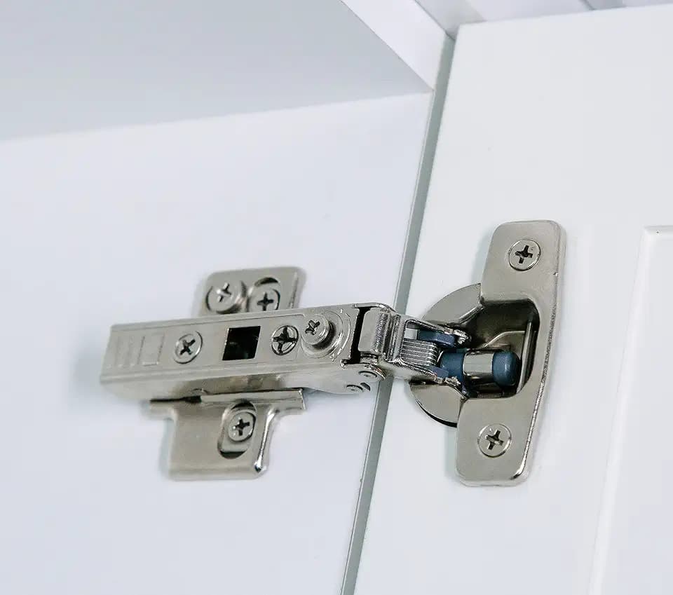 Soft Close Cabinet Hinge Set. 20 Frameless Full Overlay Cabinet Hinges for Kitchen Cabinets with Adjustable Closing Speeds.