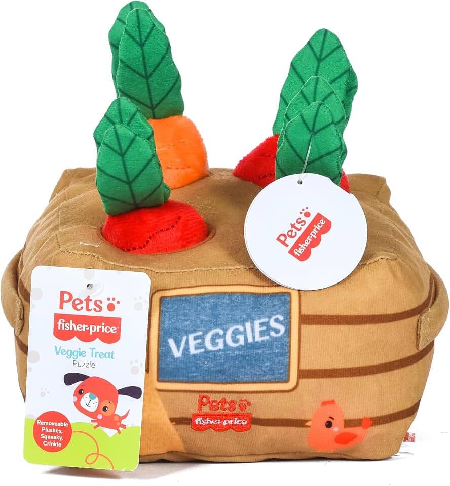 Fisher Price Veggie Treat Puzzle Dog Toy
