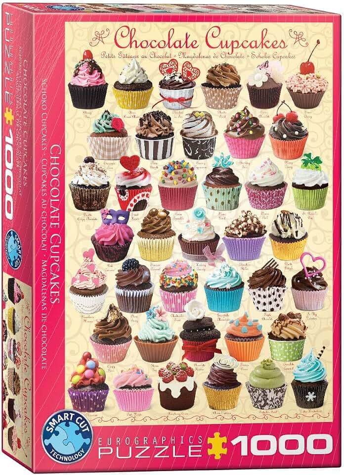 EuroGraphics EG60000587 Puzzle Schokoladen Cupcakes mehrfarbig