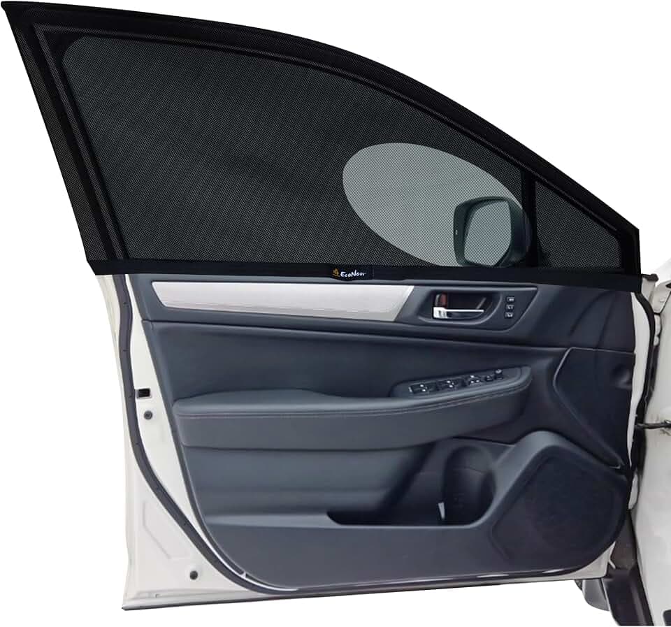 EcoNour Car Front Side Window Sun Shades Compatible for Subaru Outback