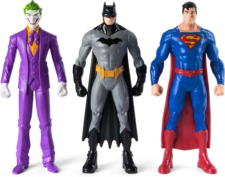 DC Comics Batman, Superman & The Joker Action Figure Gift Set, 3-Pack