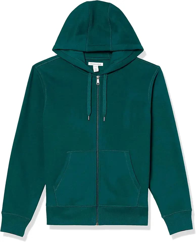 Amazon Essentials Herren Fleece-Kapuzen-Sweatshirt Mit Durchgehendem Reißverschluss (Erhältlich In Big & Tall)