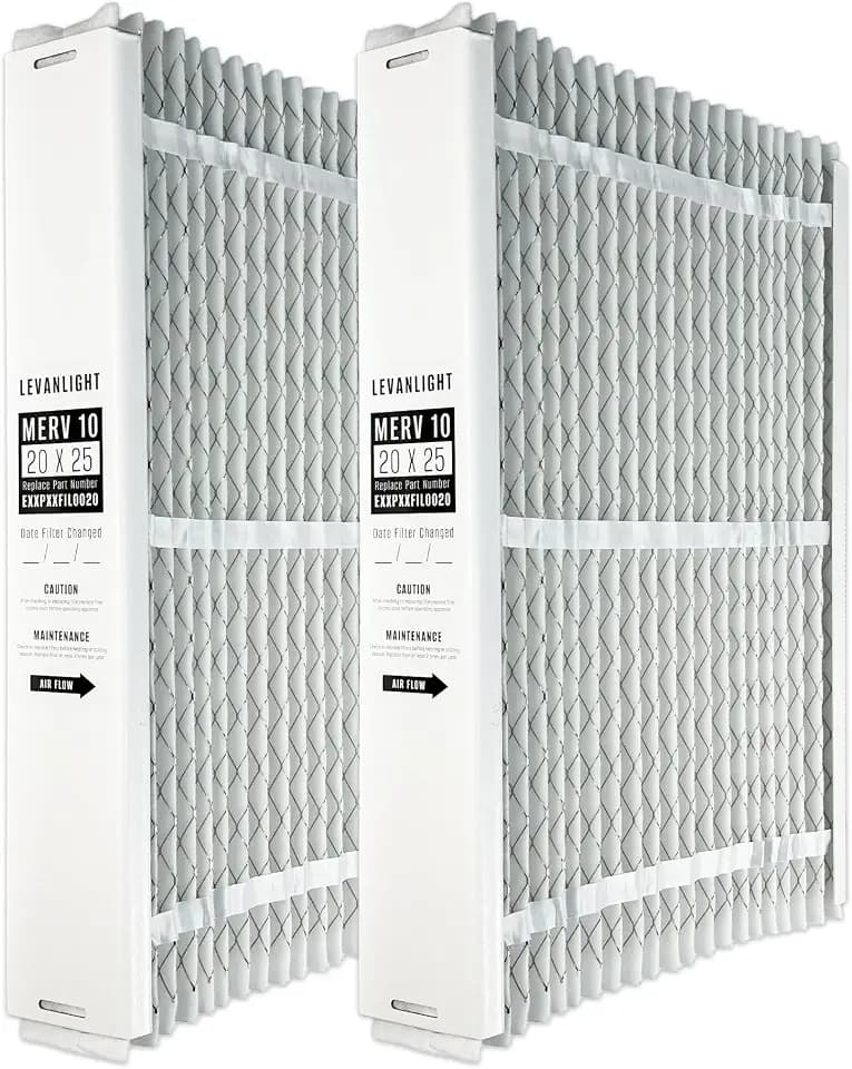EXPXXFIL0020 20x25x5 Merv 10 Expandable Filter Media Replacement Compatible with Bryant/Carrier EZ-FLEX EXPXXFIL0020 Heating and Cooling System, 2 Packs