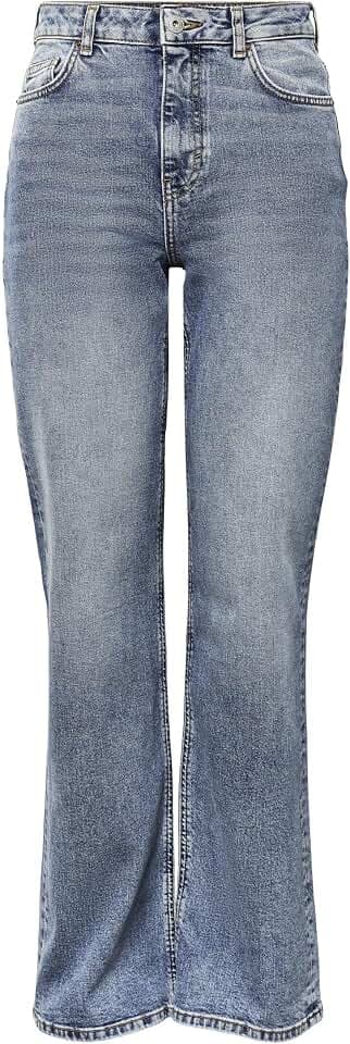 PIECES Holly High Waisted Wide Leg Jeans