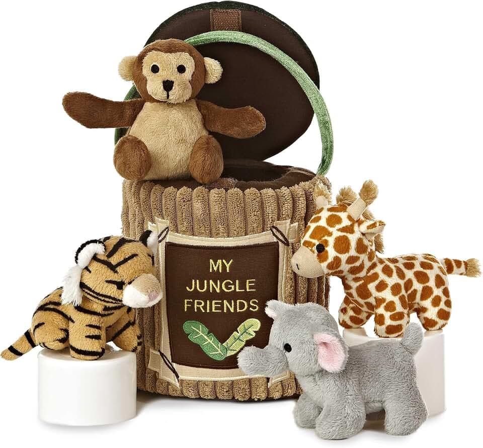 Ebba Baby Talk 8" My Jungle Friends Engaging Baby Stuffed Animal