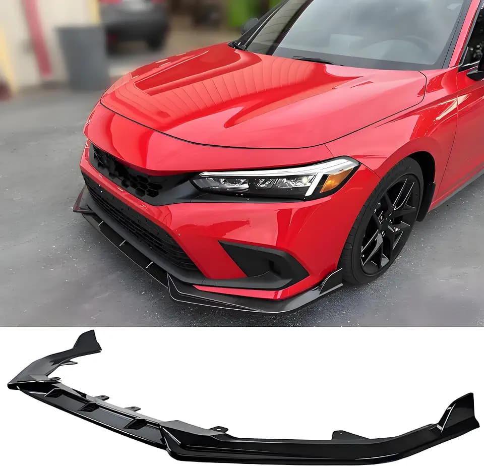 STSEV01 Front Lip Splitter Spoiler for Honda Civic 2022-2024 Accessories
