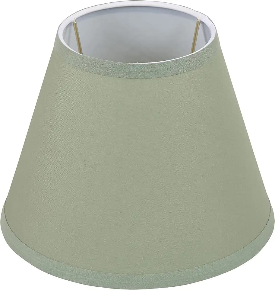 Aspen Creative 56003 Transitional Hardback Empire Shape UNO Construction Lamp Shade in Celadon, 9" Wide (5" x 9" x 7")