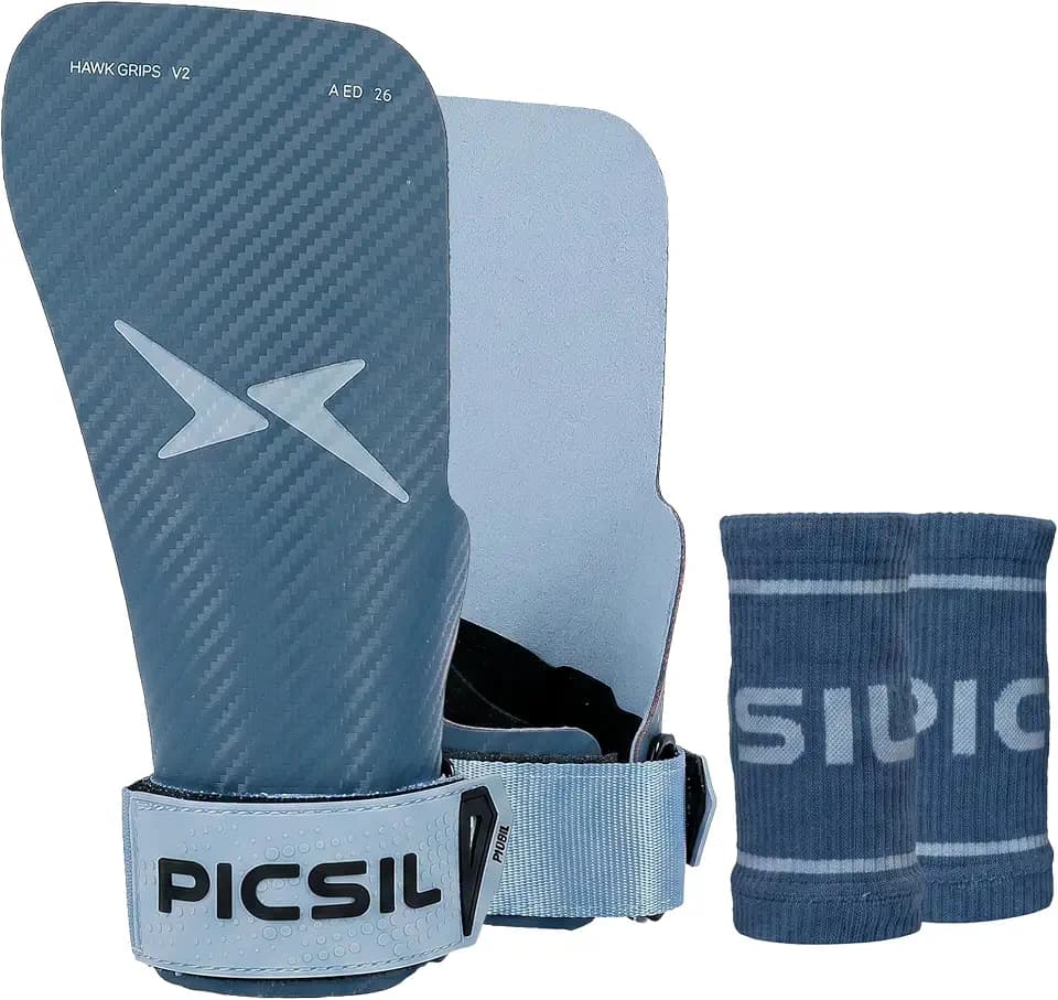PICSIL Hawk Grips, Chalk-Free Control for Slick Bars