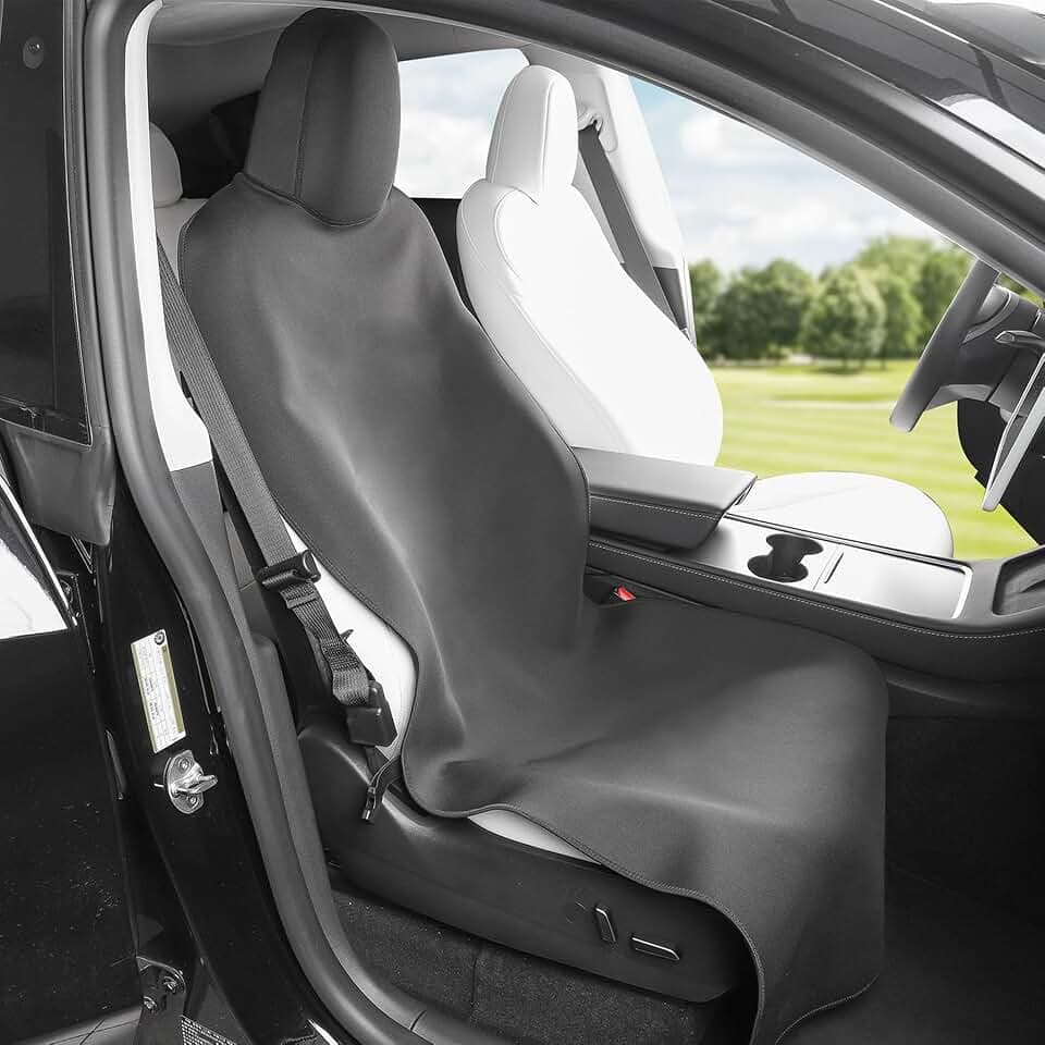 For Tesla Model Y Front Seat Cover Protector Waterproof Neoprene 1PCS