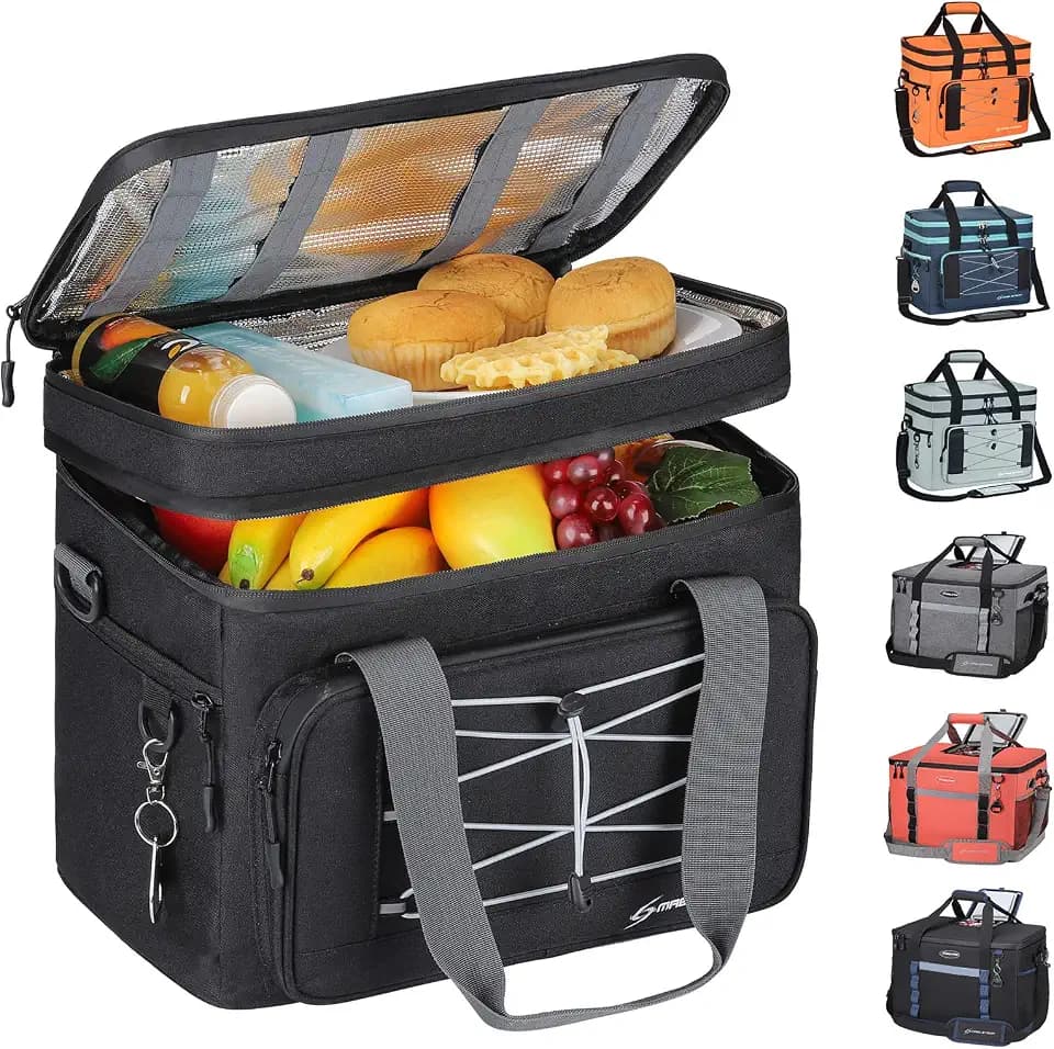Maelstrom 24/30/60 Can Soft Cooler Bag, Double Deck Portable Ice Chest