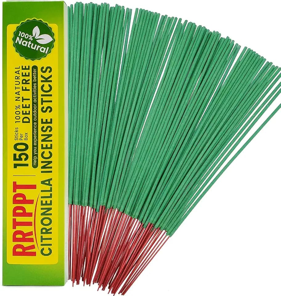 Citronella Incense Sticks with Natural Ingredients Citronella Oil Lemongrass Oil and Rosemary Oil Help You Better Enjoy Outdoor Life (150 Sticks)
